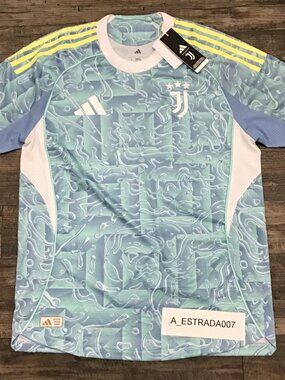 Adidas Juventus Authentic 2025/26 Match Away Elite Jersey player issue Large